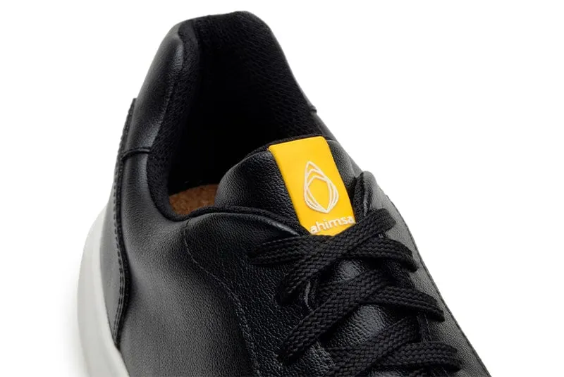645 Unisex Vegan Corn Leather Sneakers | Black