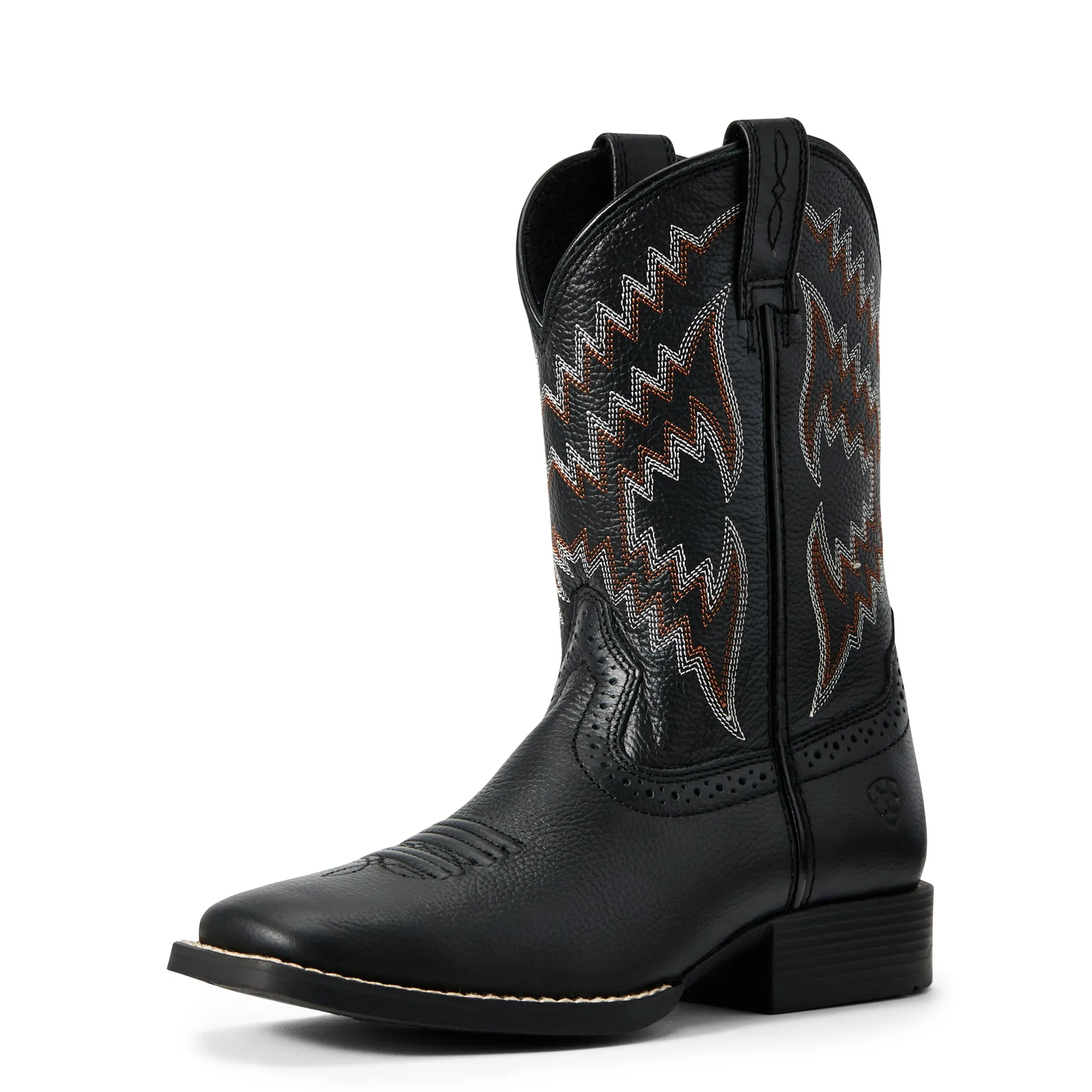 Ariat KIDS' Youth Tycoon in Bear Black Western Boots 10029627