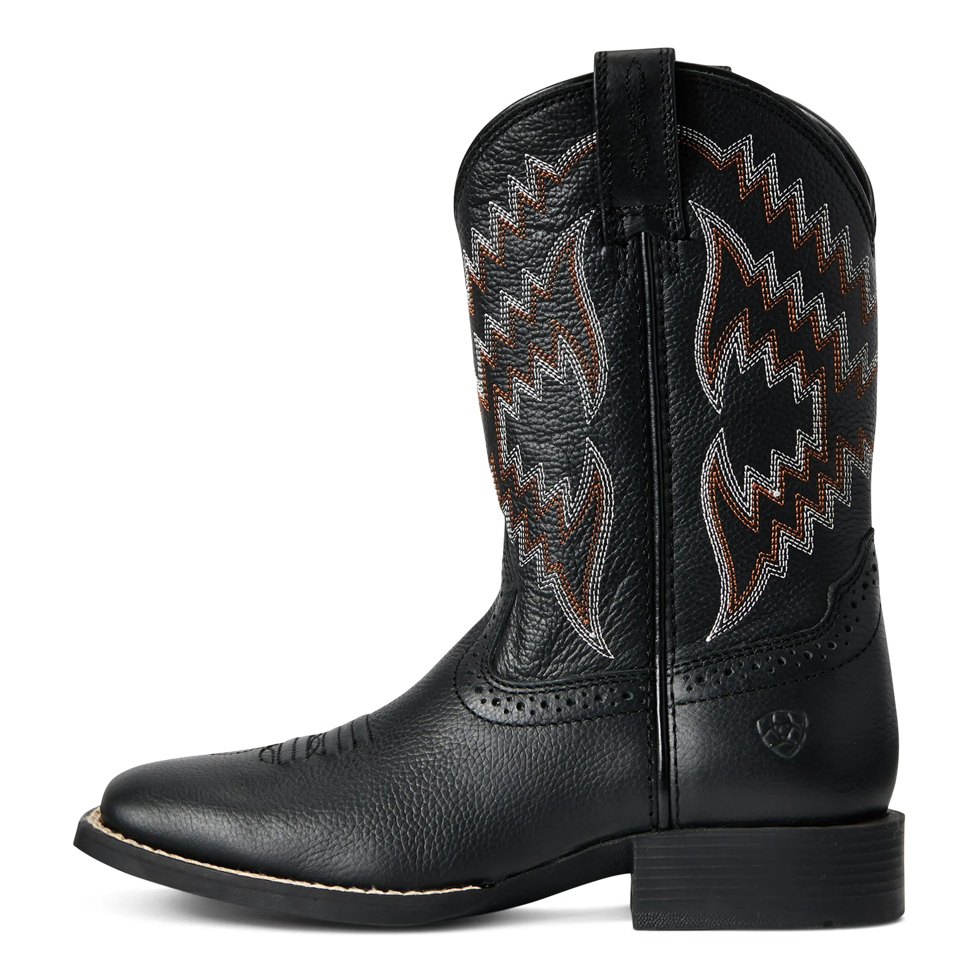 Ariat KIDS' Youth Tycoon in Bear Black Western Boots 10029627
