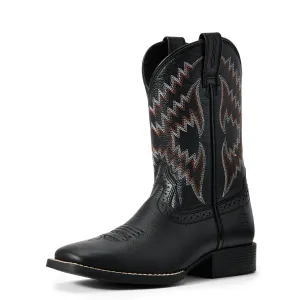 Ariat KIDS' Youth Tycoon in Bear Black Western Boots 10029627