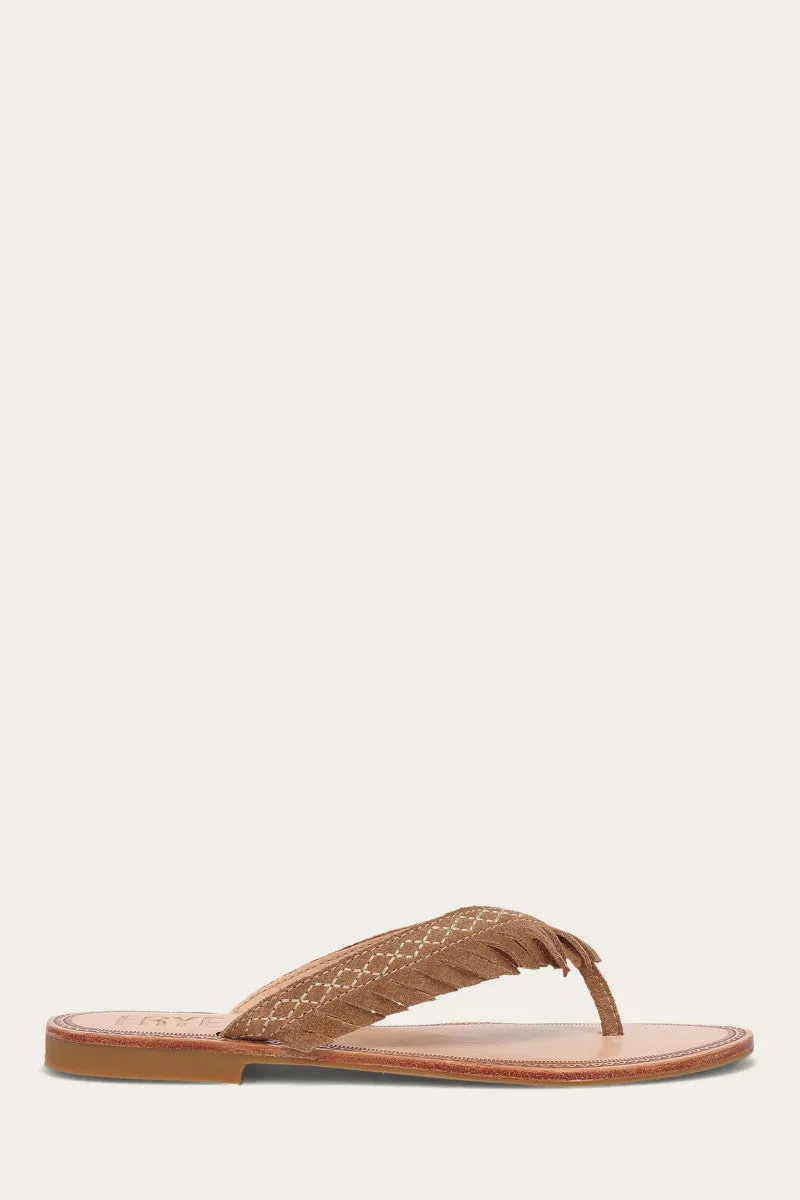 Ava Fringe Sandal - Pre-Loved