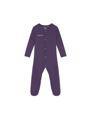Baby 365 Lightweight Babygrow—blackberry