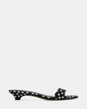 BERRY BLACK/WHITE POLKA DOT