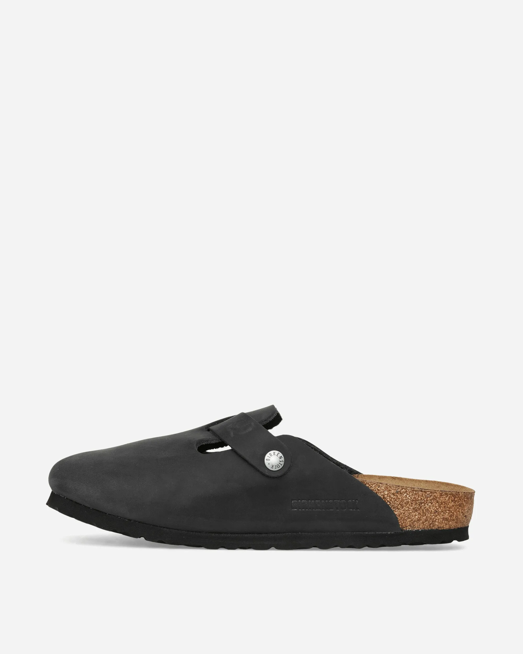 Boston Oiled Leather Sandals Black
