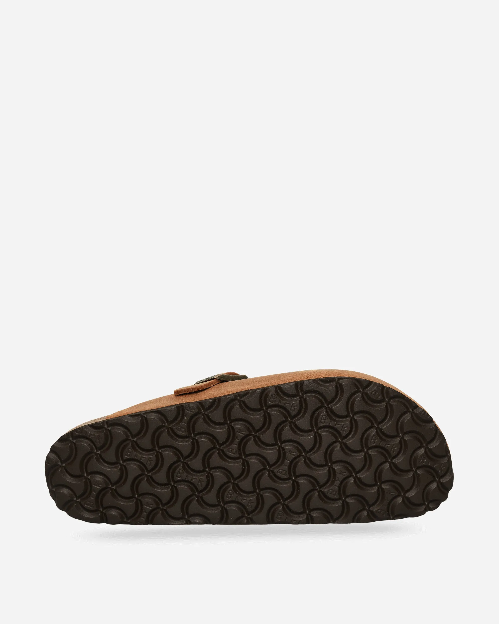 Boston Oiled Leather Sandals Cognac
