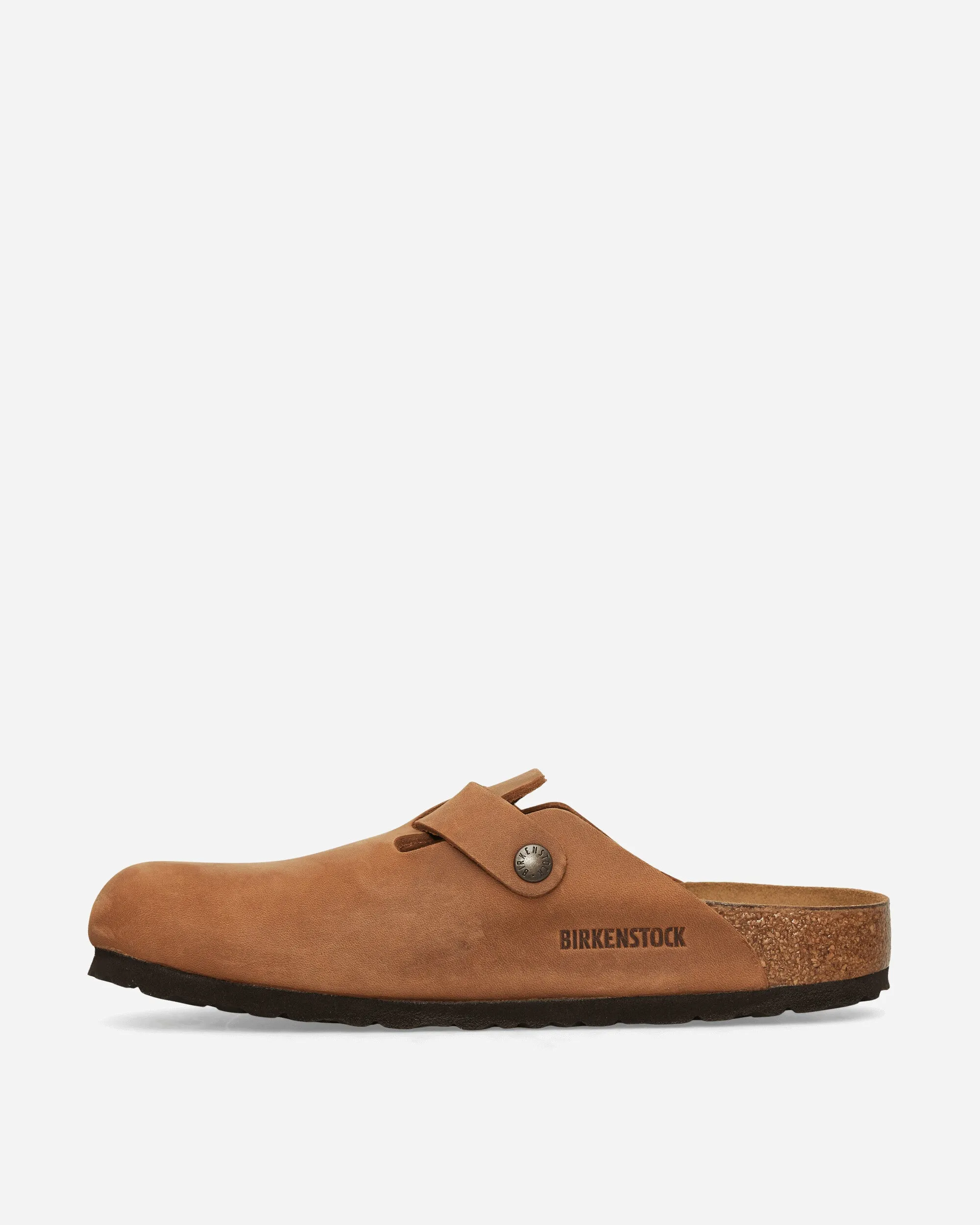 Boston Oiled Leather Sandals Cognac