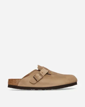 Boston Oiled Leather Sandals Tobacco Brown