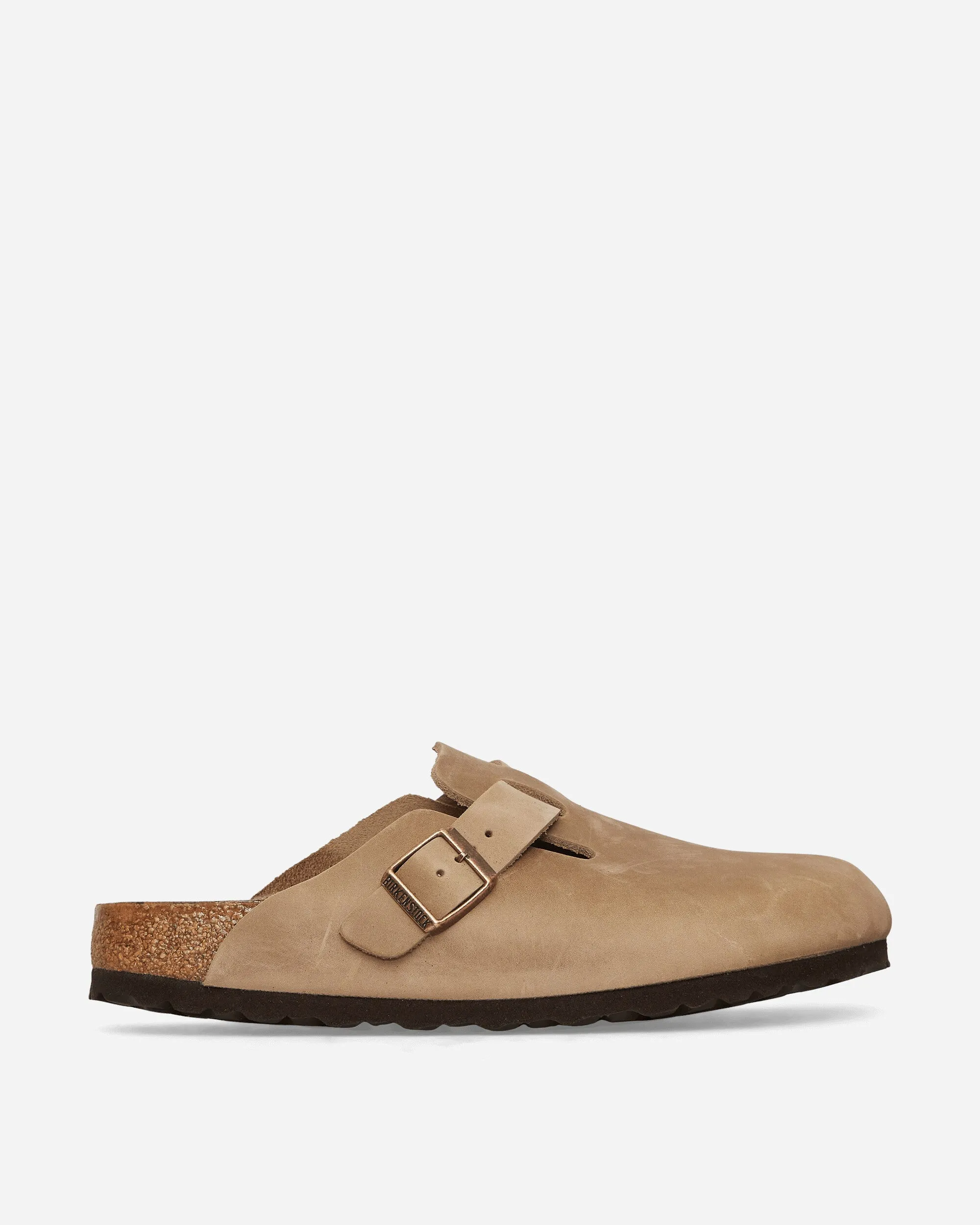 Boston Oiled Leather Sandals Tobacco Brown