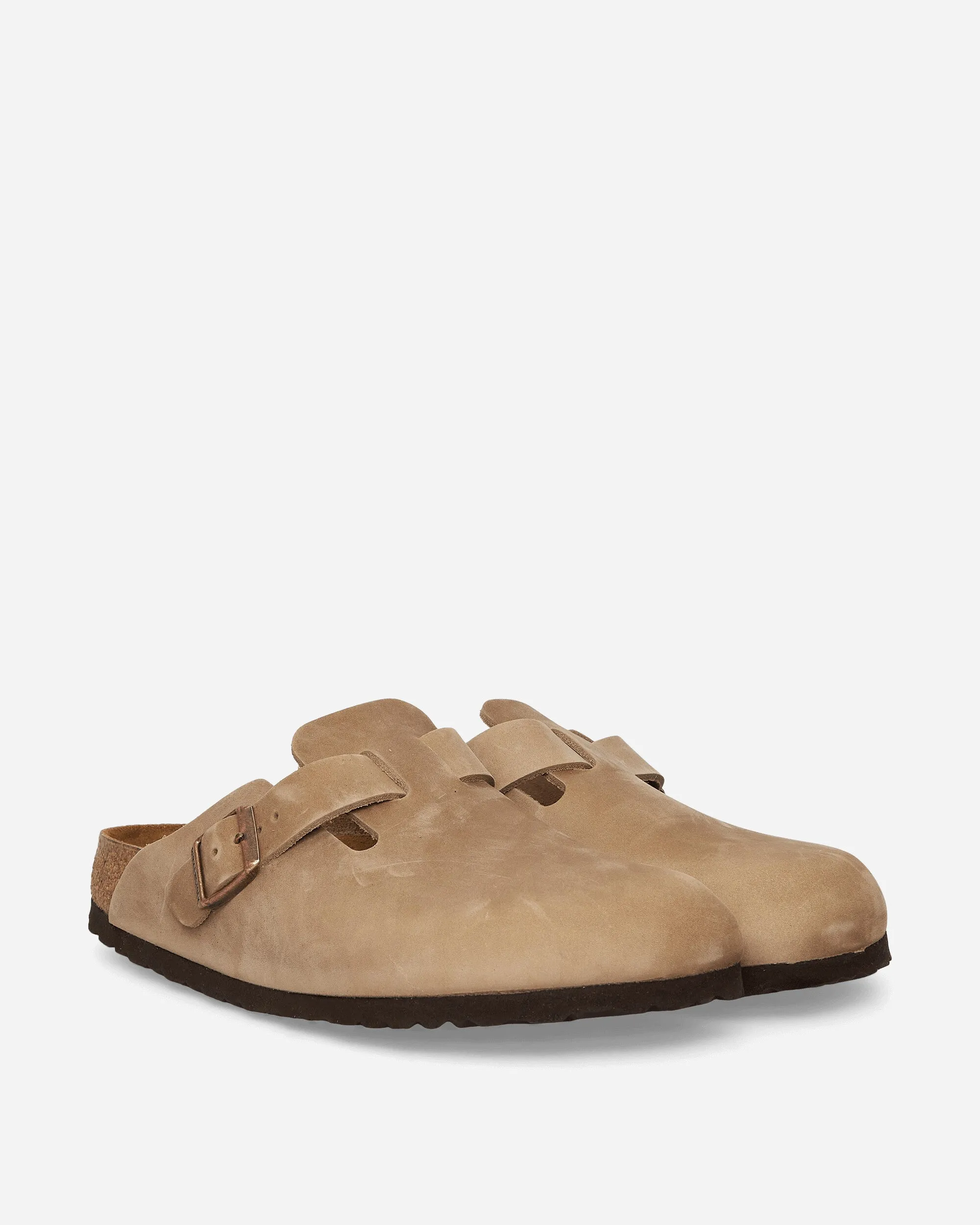 Boston Oiled Leather Sandals Tobacco Brown