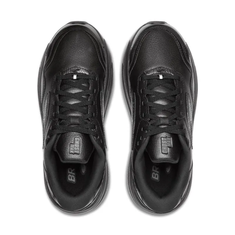 Brooks Ghost Max 2 LEATHER 2E WIDE Mens Walking Shoes