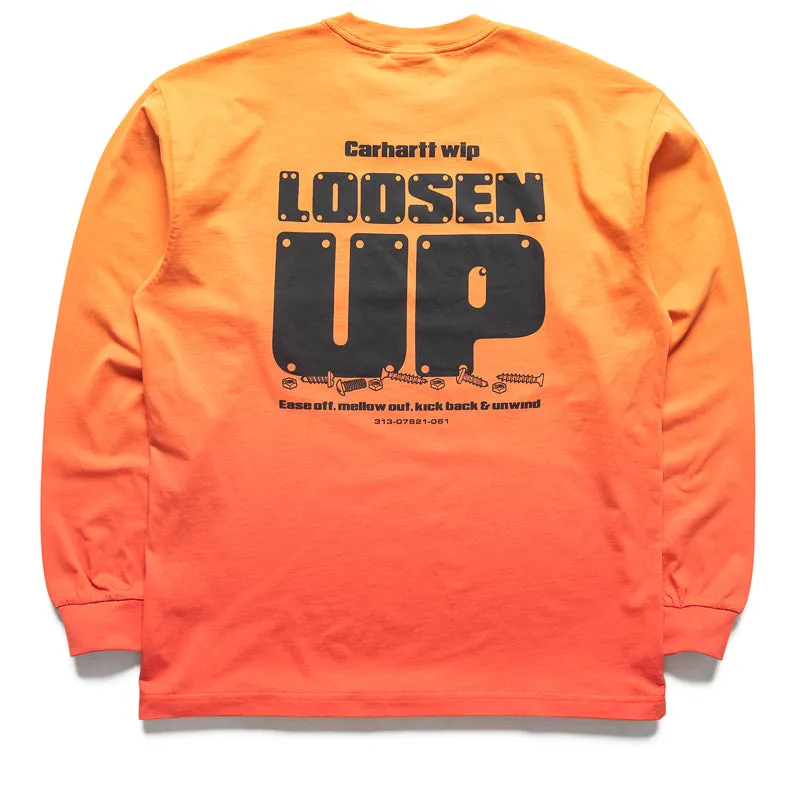 Carhartt WIP Light Work L/S Tee - Pumpkin/Cherry