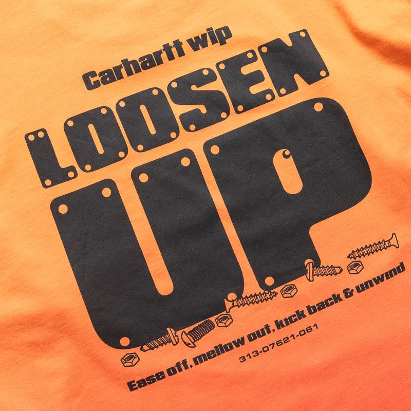 Carhartt WIP Light Work L/S Tee - Pumpkin/Cherry