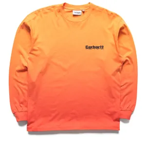 Carhartt WIP Light Work L/S Tee - Pumpkin/Cherry