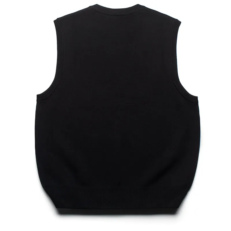 Carhartt WIP Script Vest Sweater - Black/White