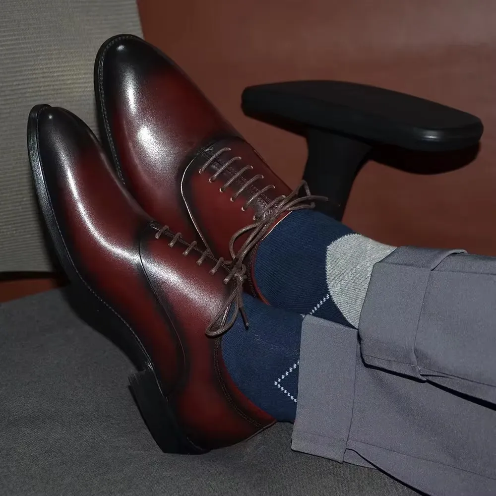 Classic Genuine Leather Men Oxford Dress Shoes