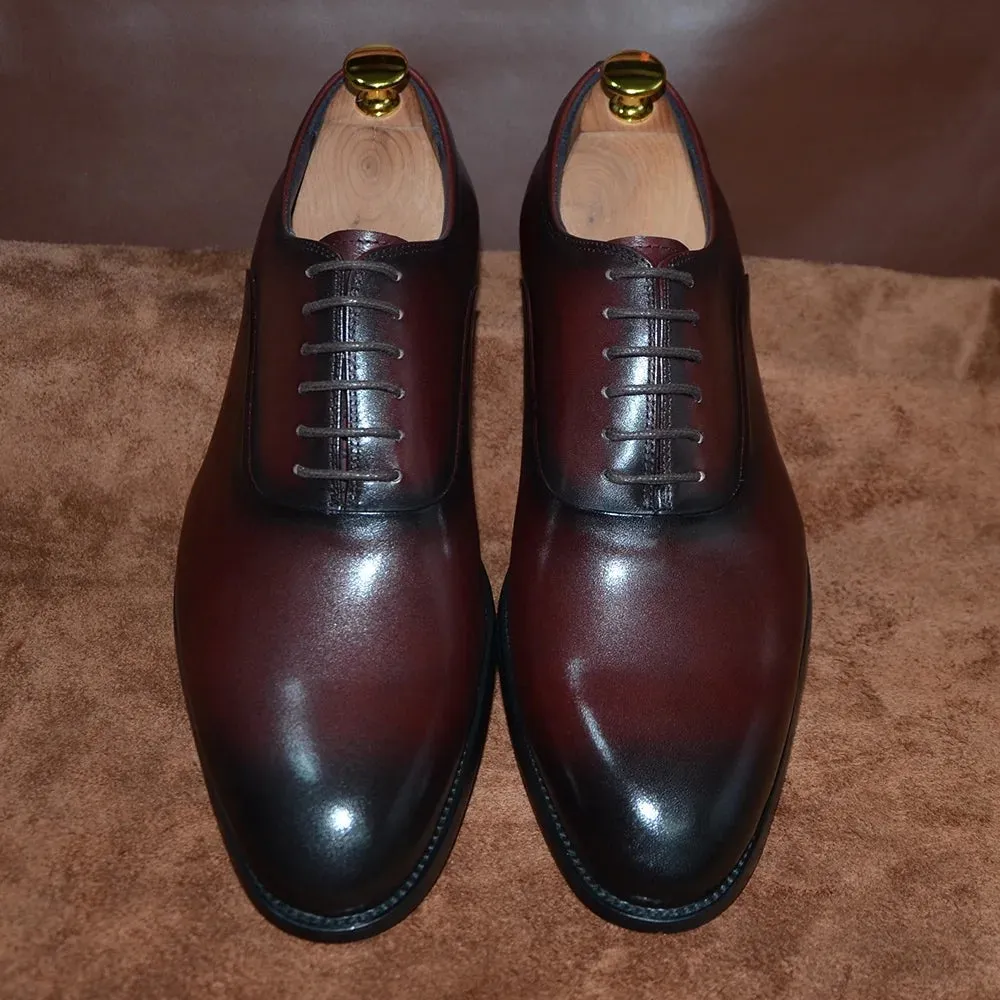Classic Genuine Leather Men Oxford Dress Shoes