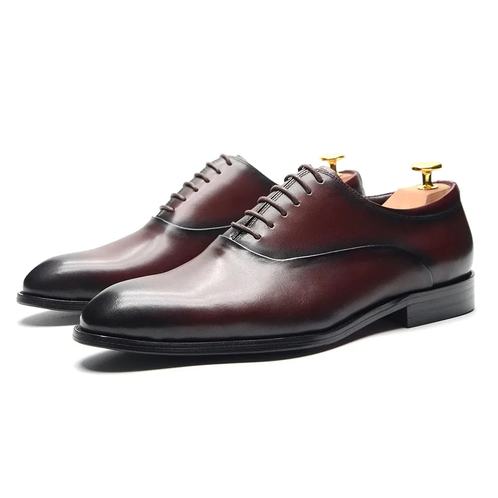 Classic Genuine Leather Men Oxford Dress Shoes
