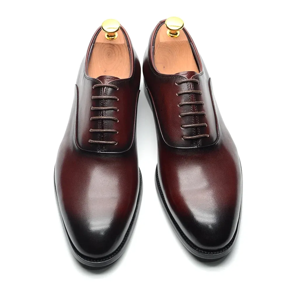 Classic Genuine Leather Men Oxford Dress Shoes