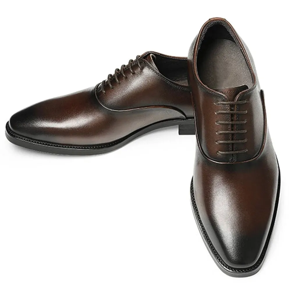 Classic Genuine Leather Men Oxford Dress Shoes