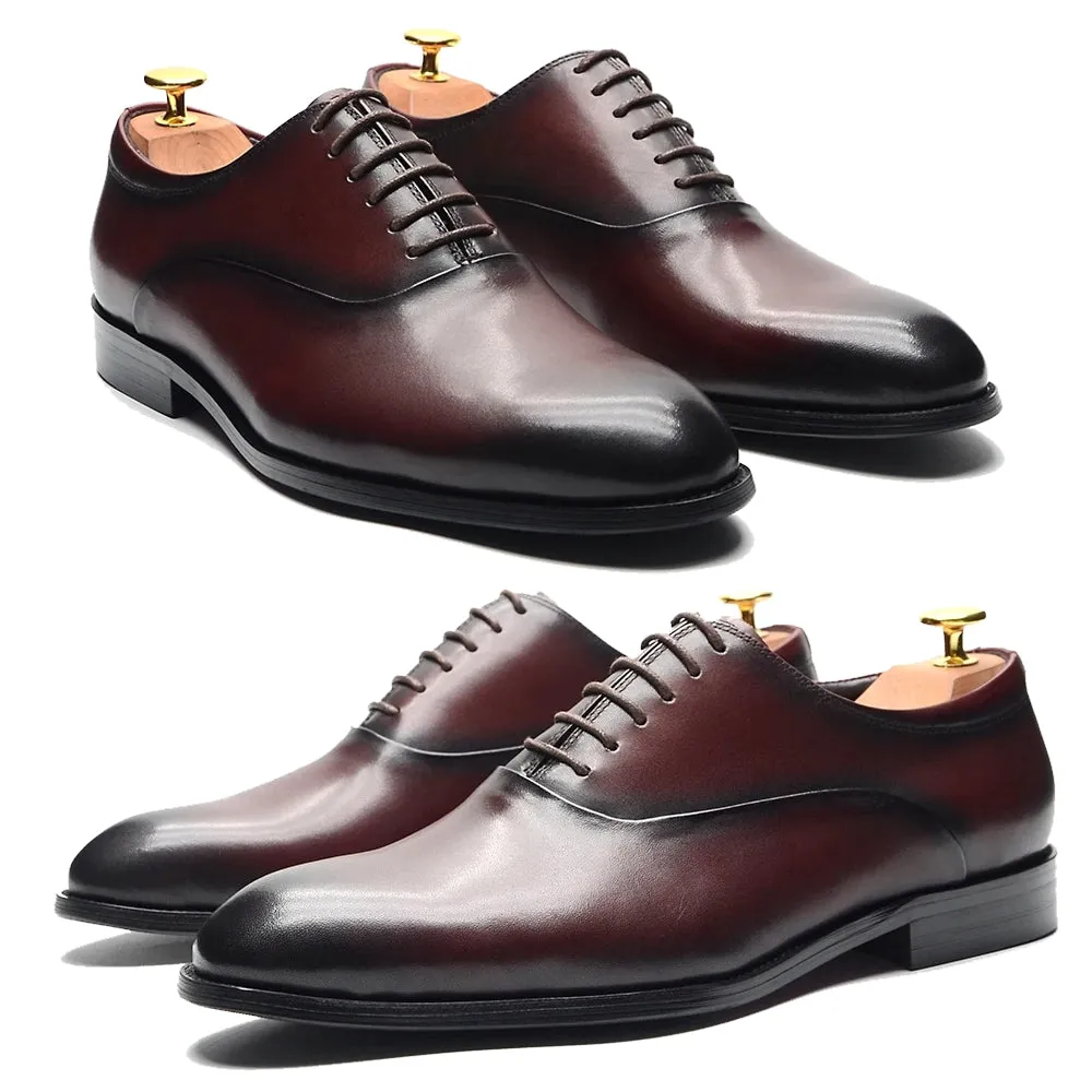 Classic Genuine Leather Men Oxford Dress Shoes