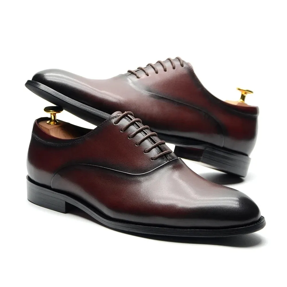 Classic Genuine Leather Men Oxford Dress Shoes