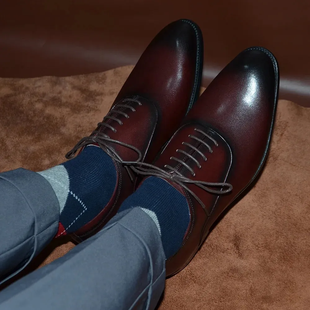 Classic Genuine Leather Men Oxford Dress Shoes