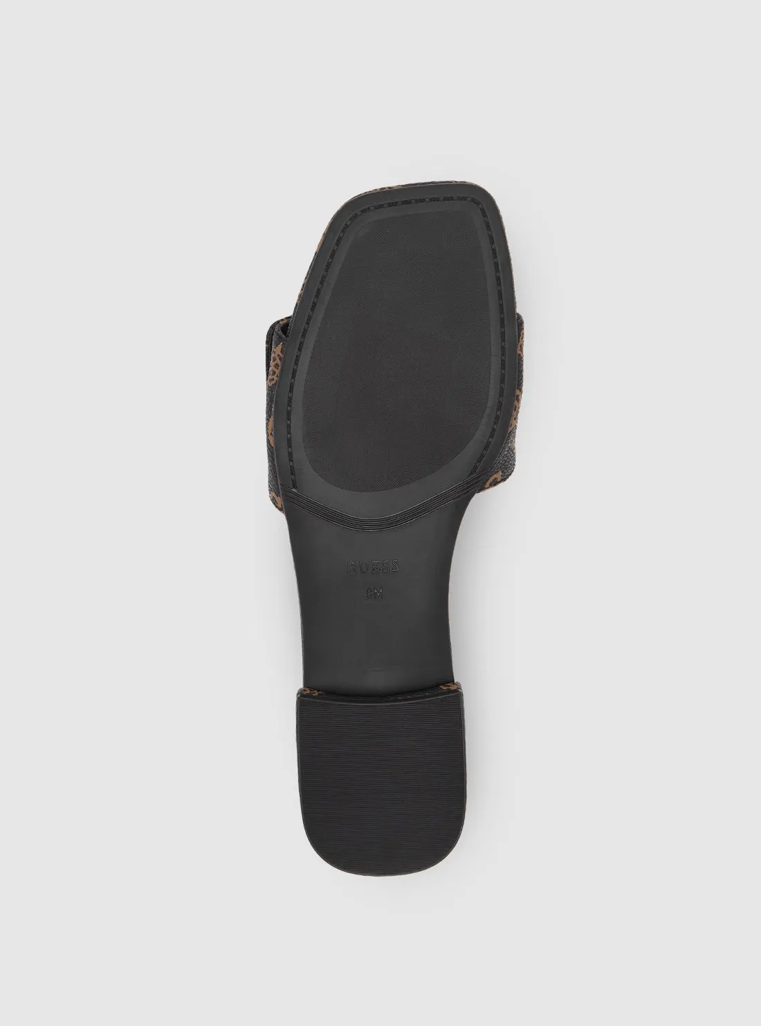Dark Brown Logo Toco Sandals
