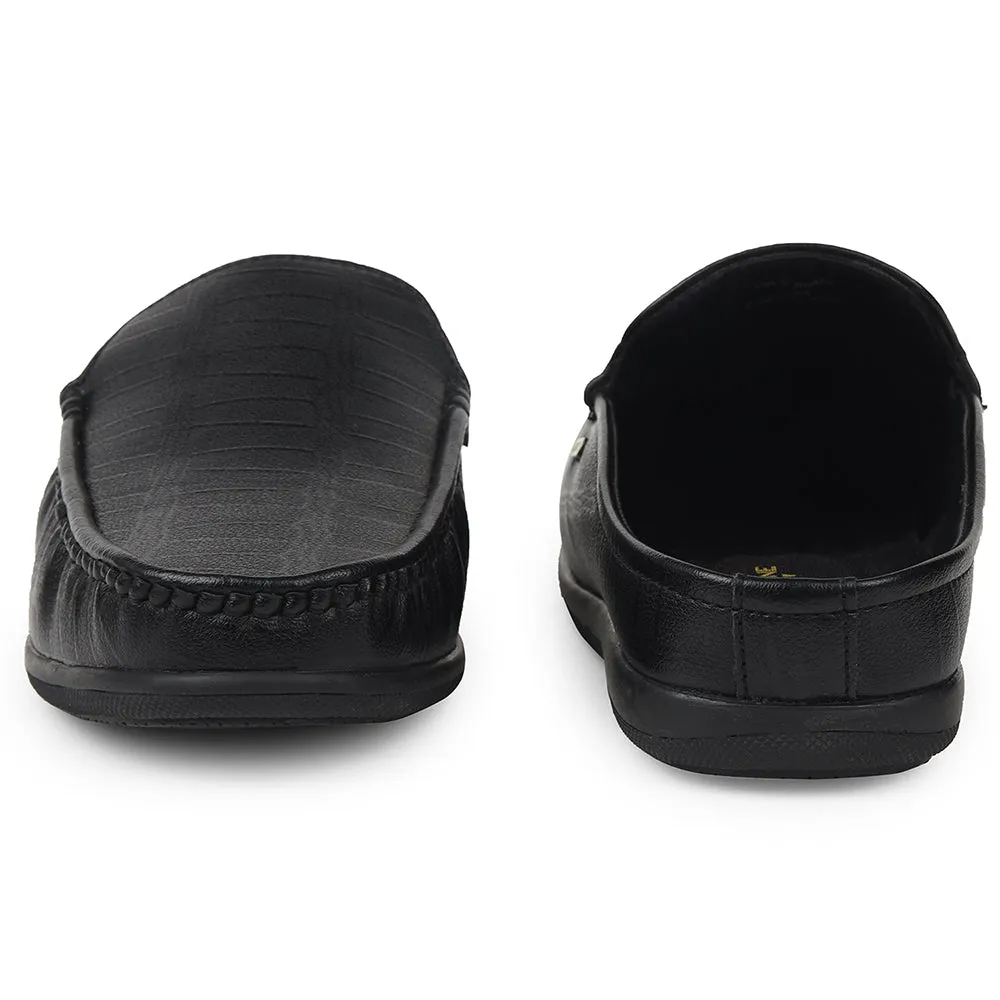 Fortune Black Casual Loafers For Mens VSL-6 By Liberty