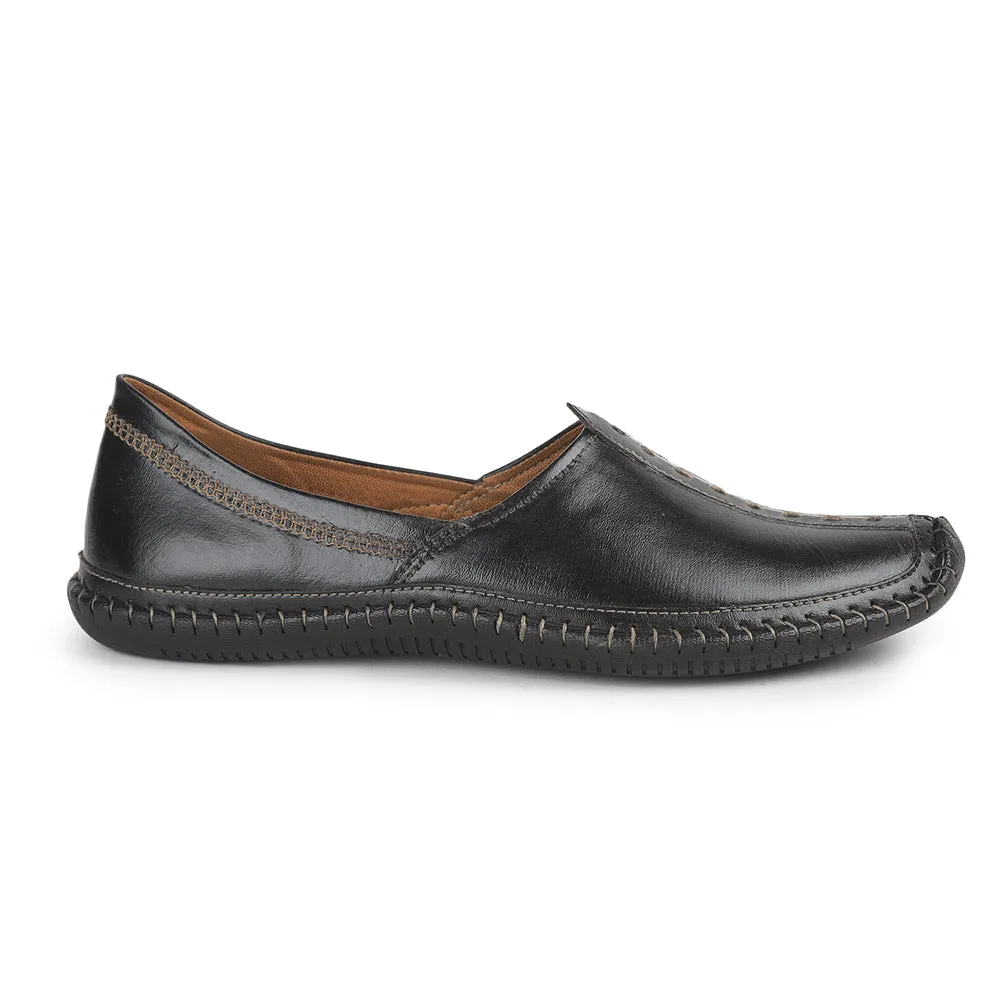 Fortune Black Casual Mojari For Men BRL-25 By Liberty