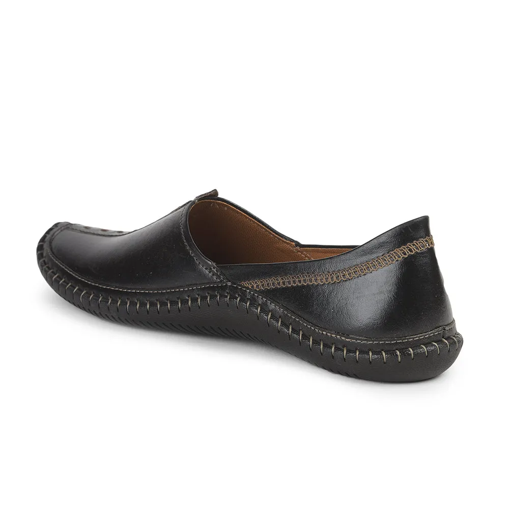 Fortune Black Casual Mojari For Men BRL-25 By Liberty