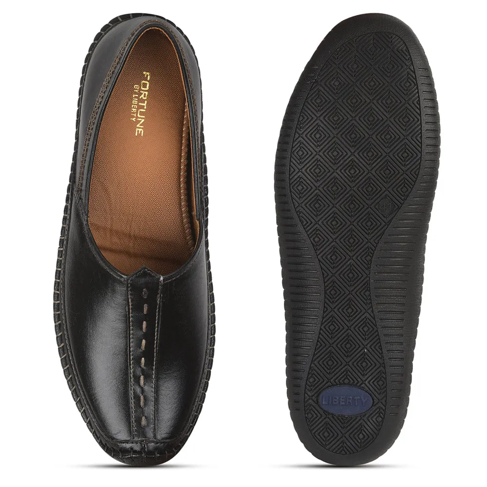Fortune Black Casual Mojari For Men BRL-25 By Liberty