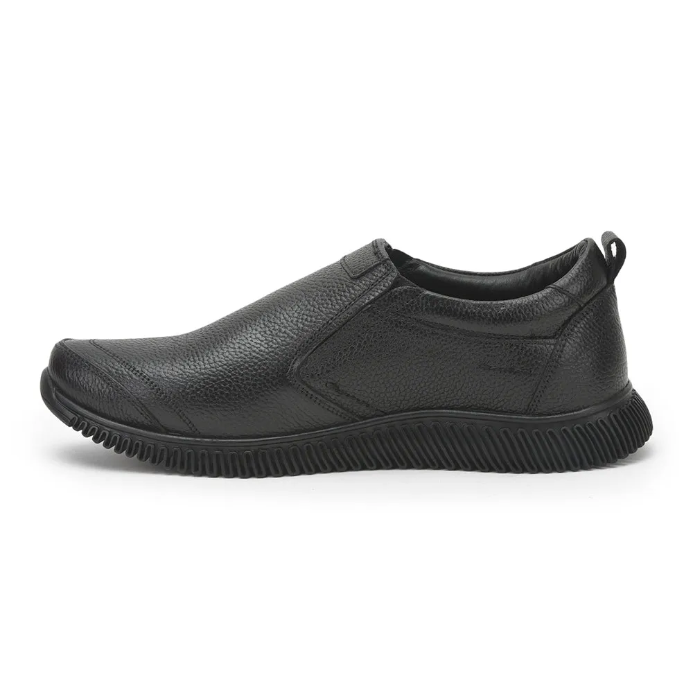 Healers Casual Non Lacing Shoes For Men (Black) DTL-81 By Liberty