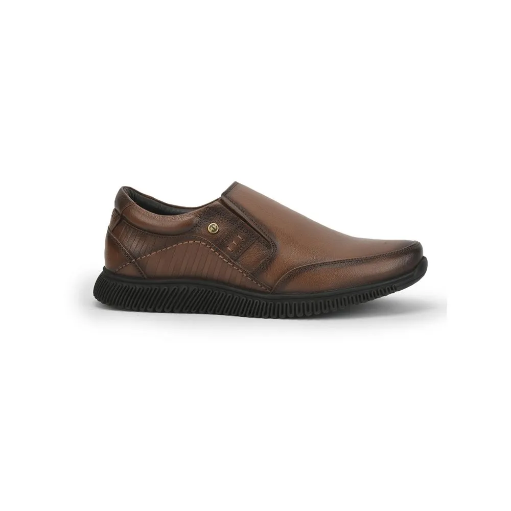 Healers Casual (Tan) Non lacing Shoes For Men UVL-102 By Liberty
