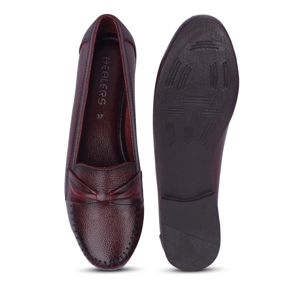 Healers Cherry Formal Ballerina Shoes For Women TLO-22 By Liberty