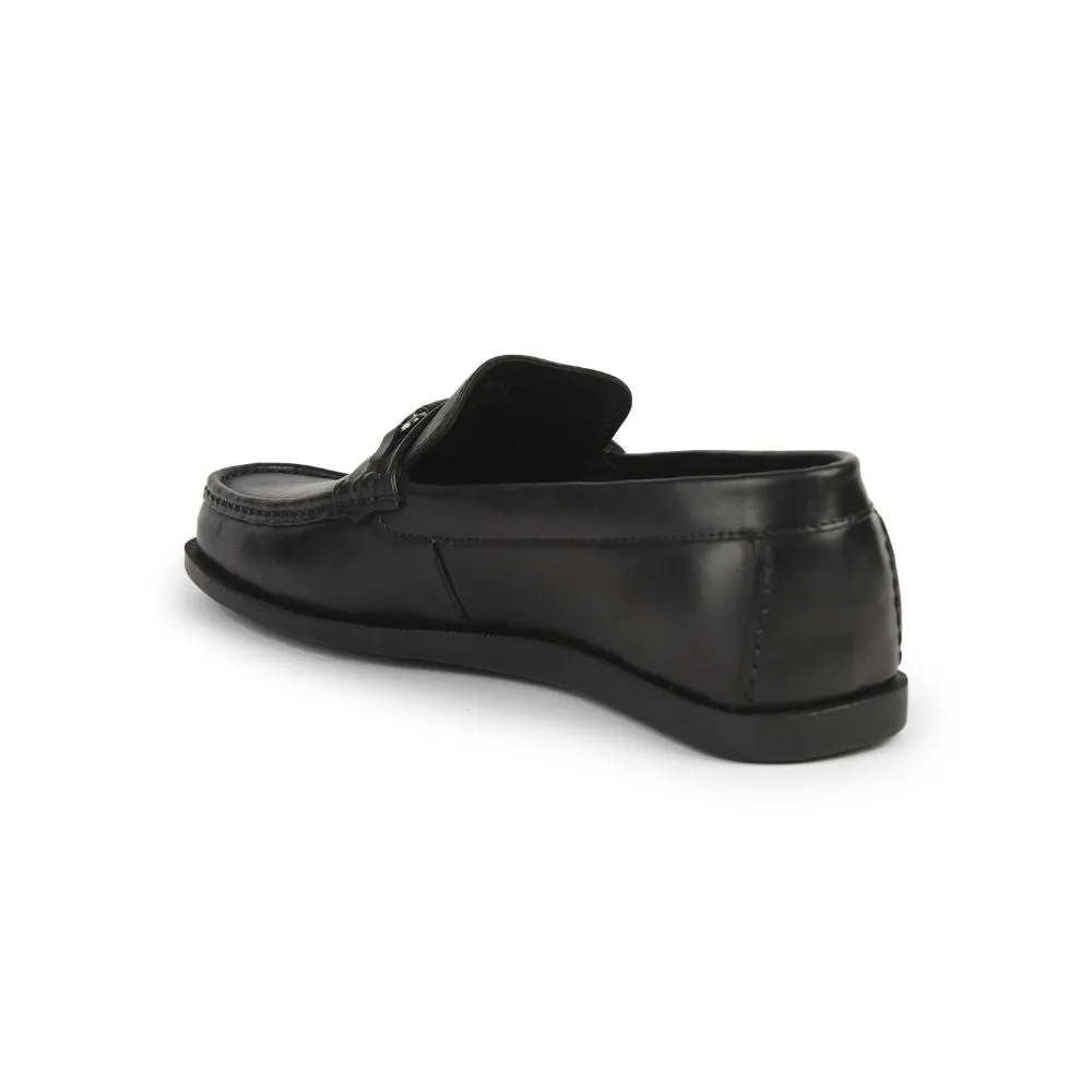Healers Formal (Black) Non lacing Shoes For Men BI-HLM-08 By Liberty