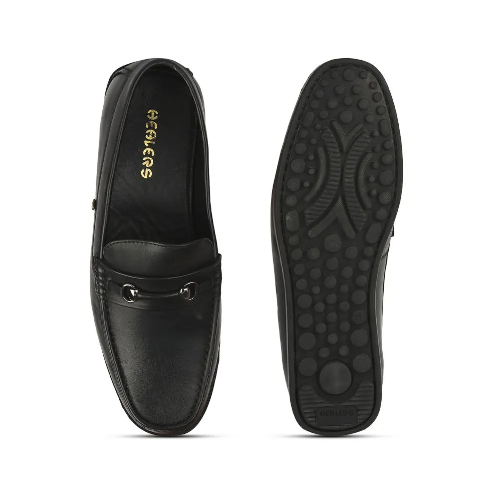 Healers Formal (Black) Non lacing Shoes For Men BI-HLM-08 By Liberty
