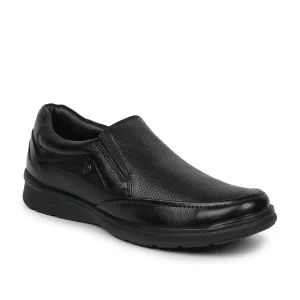 Healers Formal (Black) Slip-On Shoes For Men AV-06 By Liberty