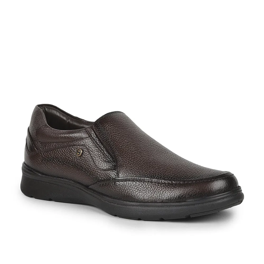 Healers Formal (Brown) Non lacing Shoes For Men AV-06 By Liberty