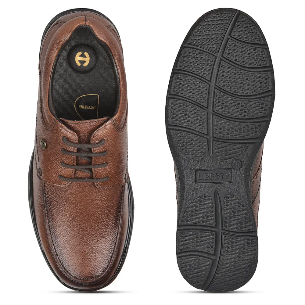 Healers Formal (Tan) Lacing Shoes For Men AV-02 By Liberty