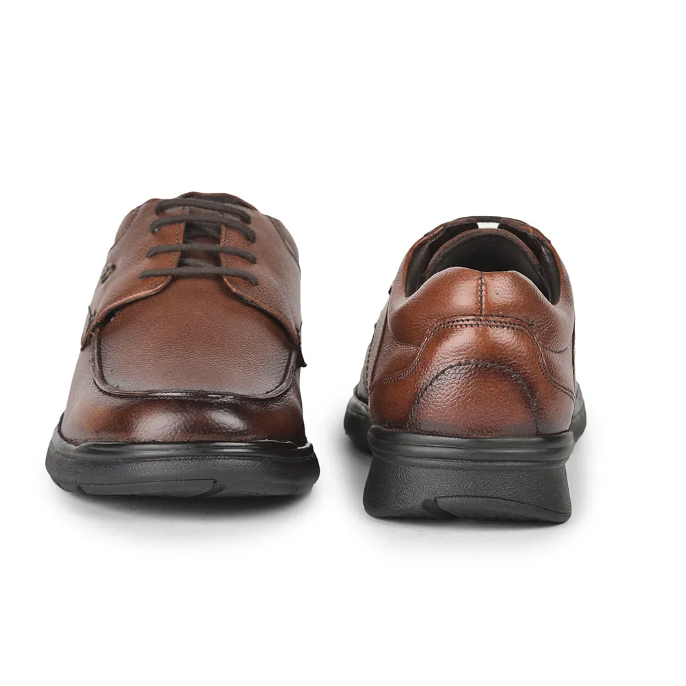 Healers Formal (Tan) Lacing Shoes For Men AV-02 By Liberty