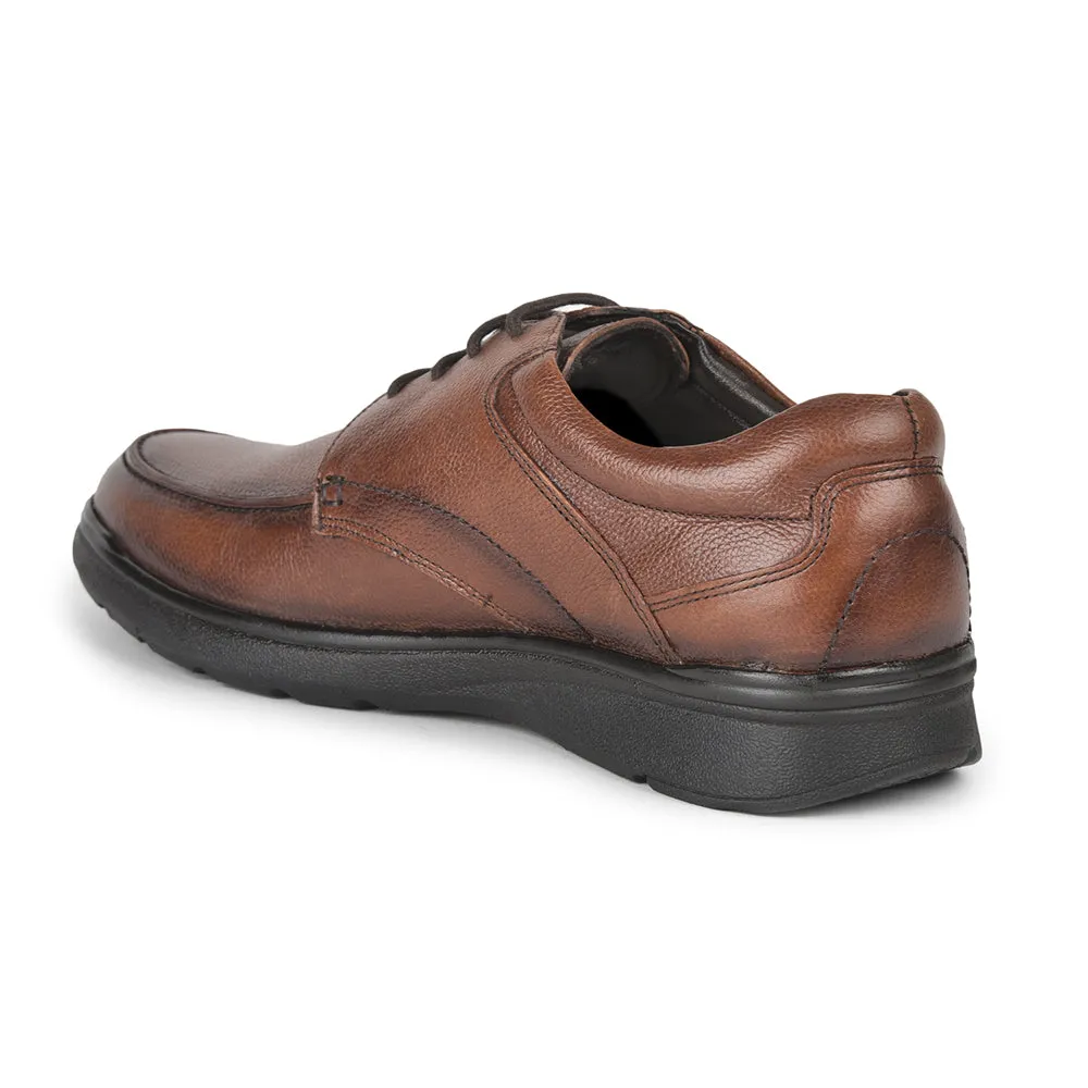Healers Formal (Tan) Lacing Shoes For Men AV-02 By Liberty