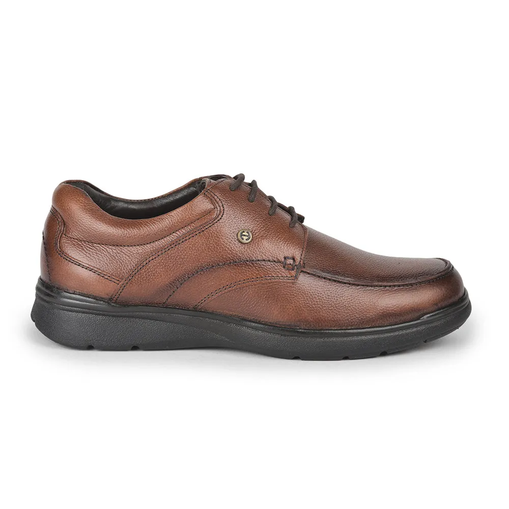 Healers Formal (Tan) Lacing Shoes For Men AV-02 By Liberty
