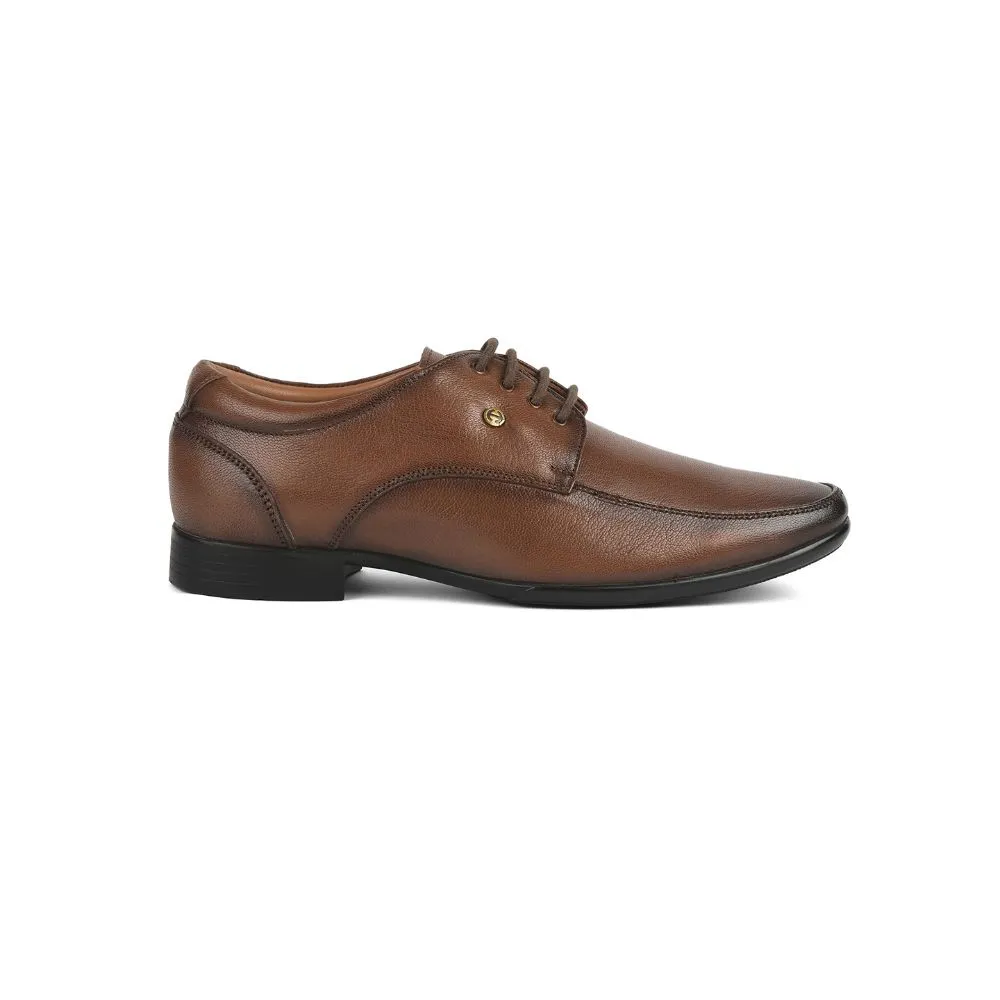 Healers Formal (Tan) Lacing Shoes For Men UVL-100 By Liberty