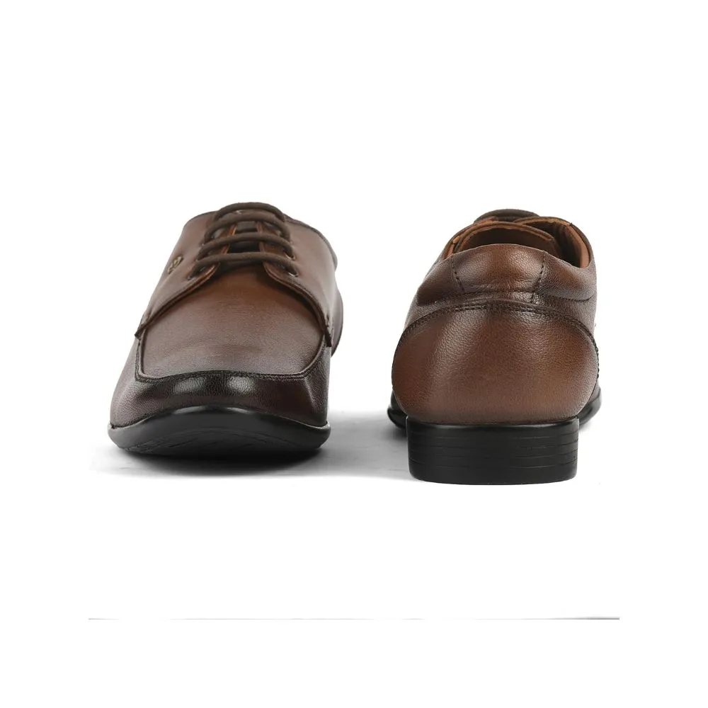 Healers Formal (Tan) Lacing Shoes For Men UVL-100 By Liberty
