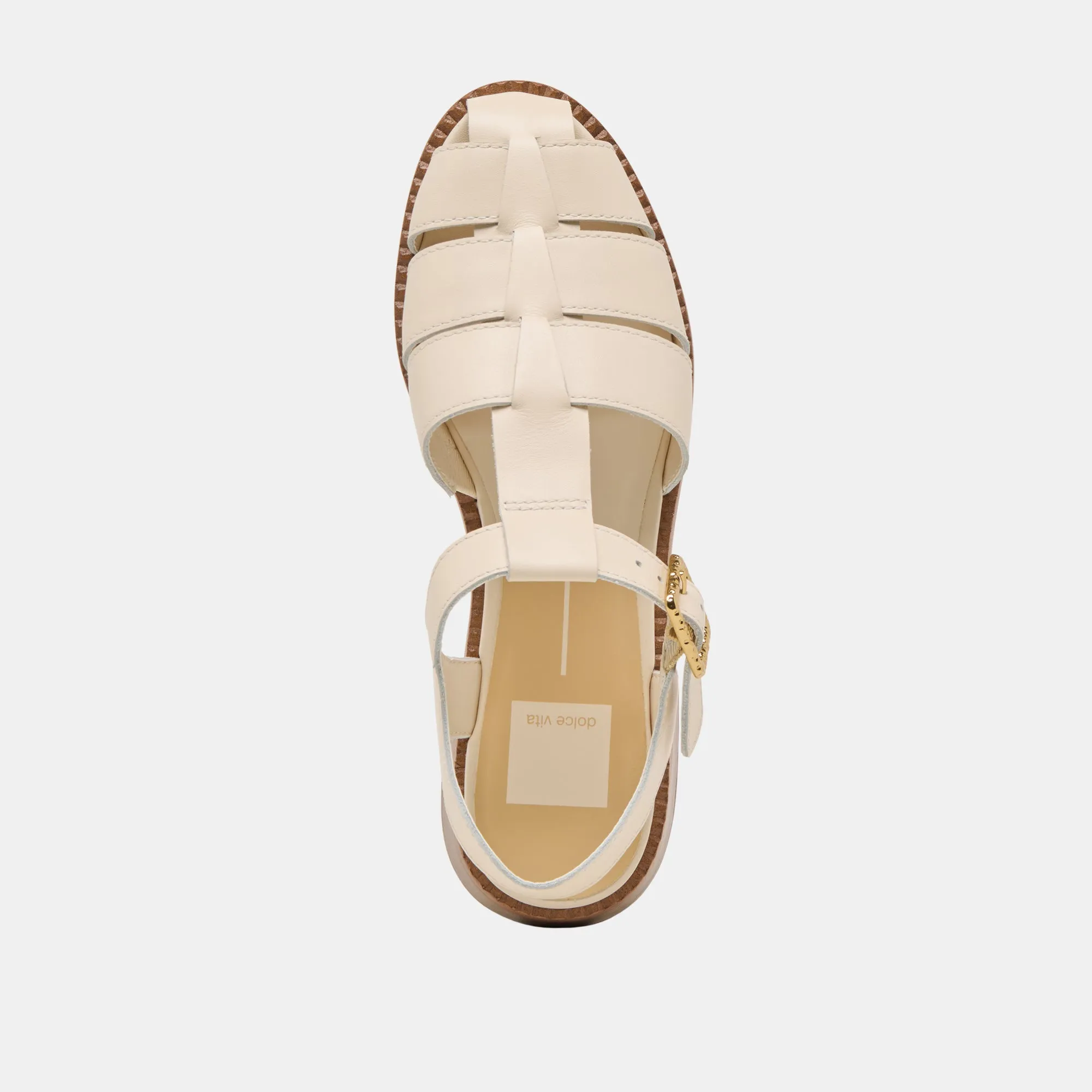 HOLIS SANDALS BONE LEATHER