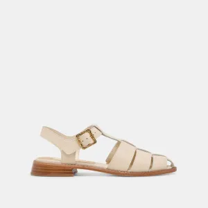 HOLIS SANDALS BONE LEATHER