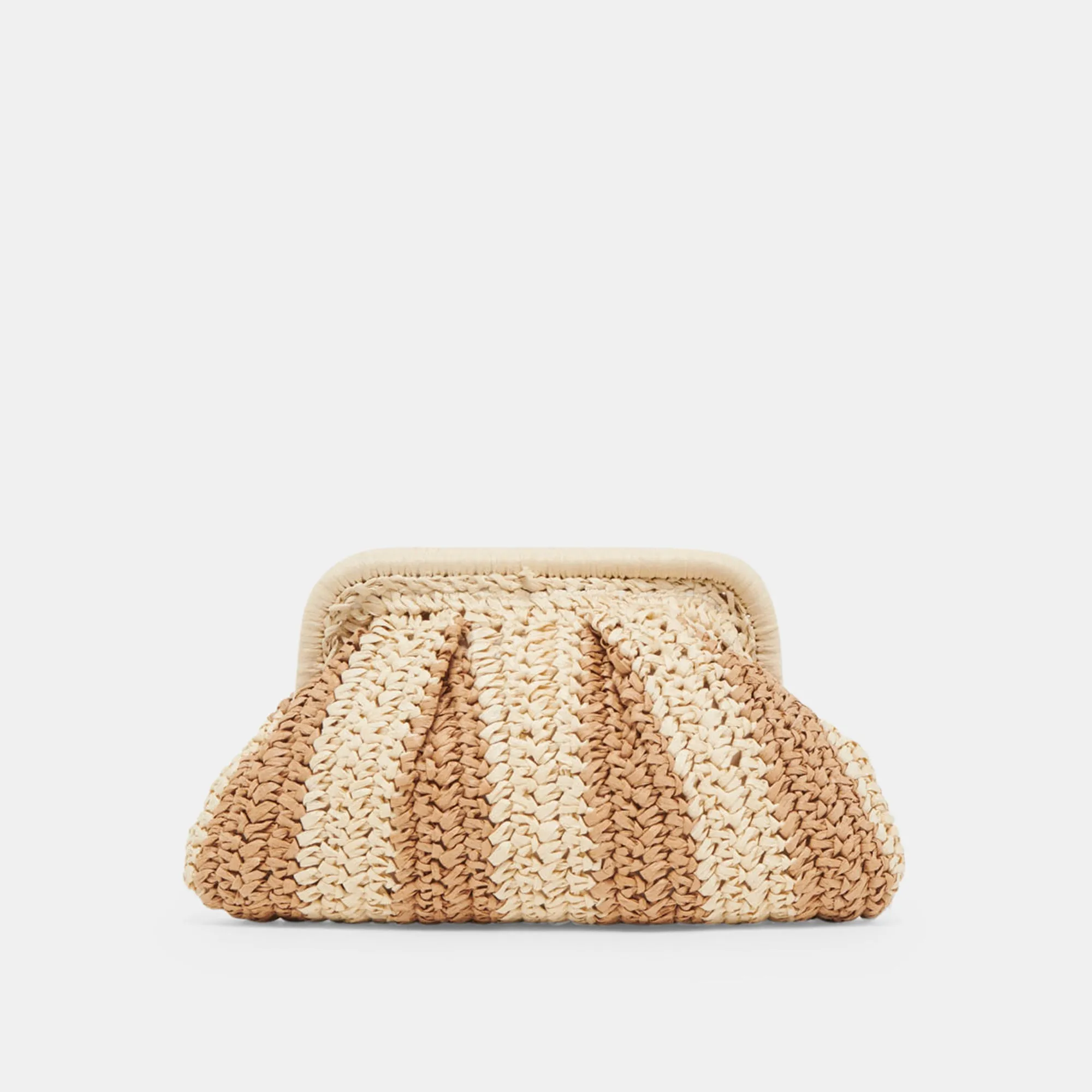 HYDRA CLUTCH NATURAL RAFFIA