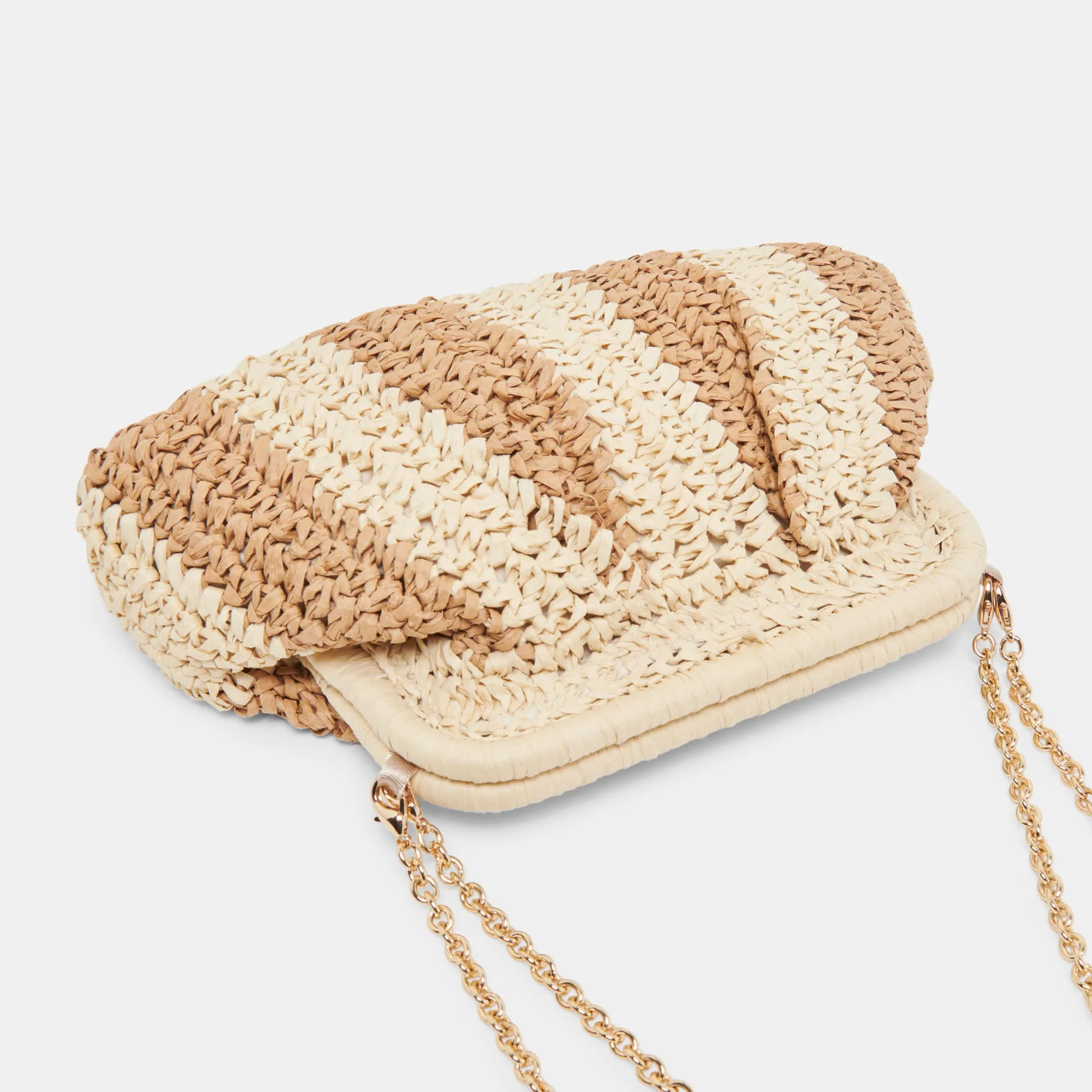 HYDRA CLUTCH NATURAL RAFFIA