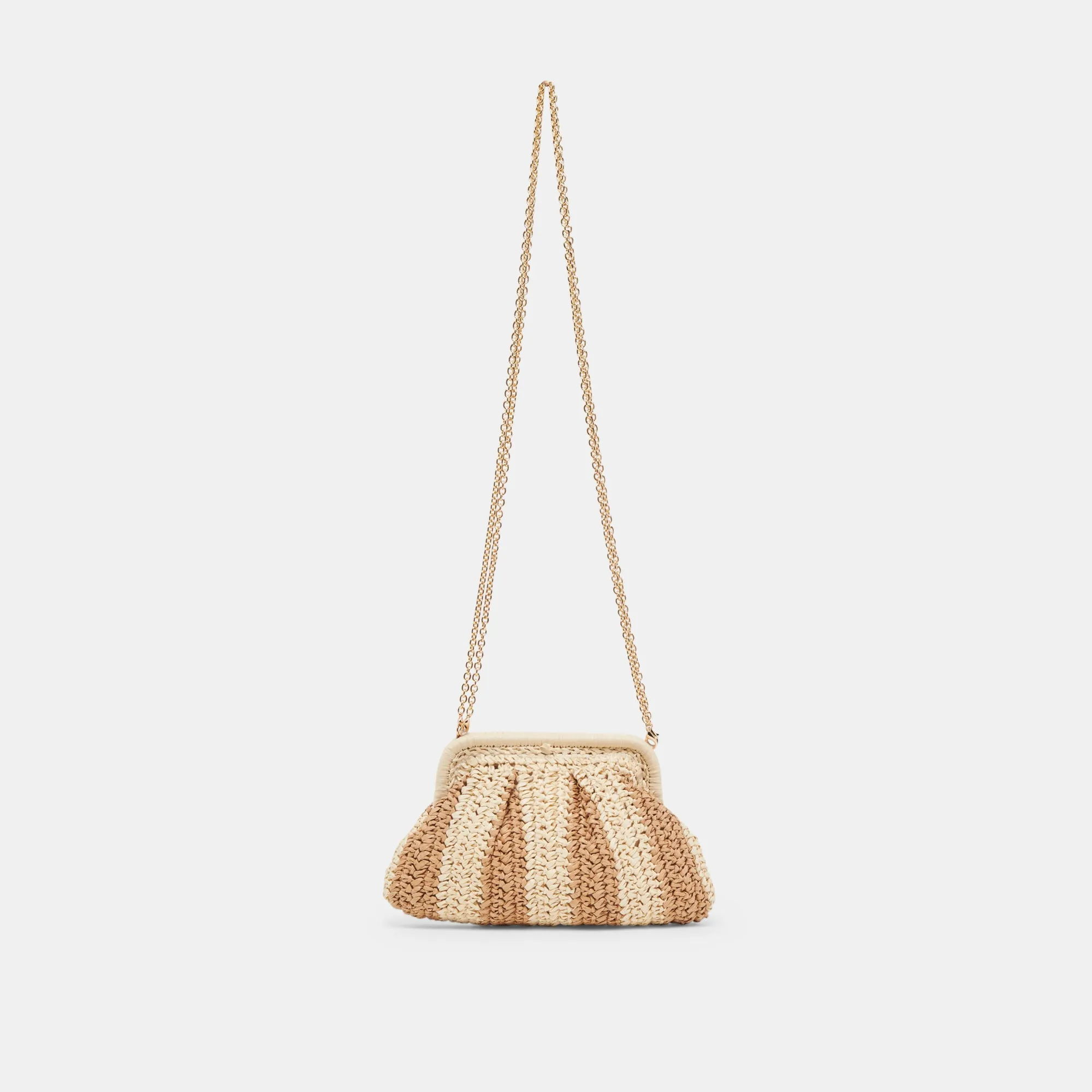 HYDRA CLUTCH NATURAL RAFFIA