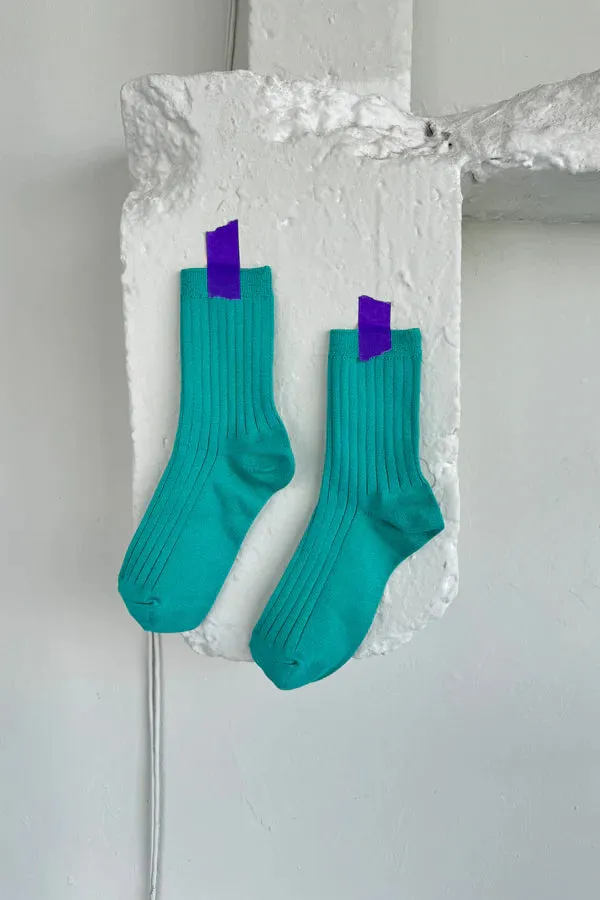 Le Bon Shoppe Her Turquoise Socks